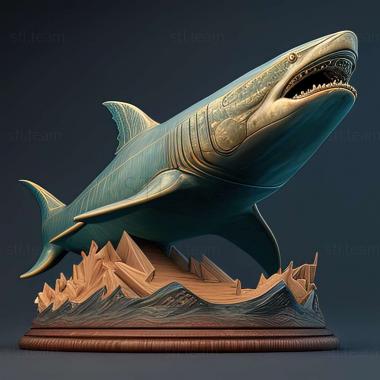 3D model Great White shark the movie Jaws (STL)